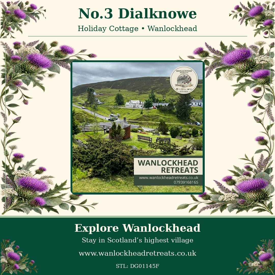 No.3 Dialknowe – Cosy 3-Bed Retreat in Scotland’s Highest Village in Wanlockhead, Dumfries and Galloway — photo 8