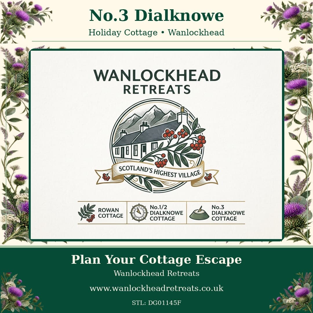 No.3 Dialknowe – Cosy 3-Bed Retreat in Scotland’s Highest Village in Wanlockhead, Dumfries and Galloway — photo 9