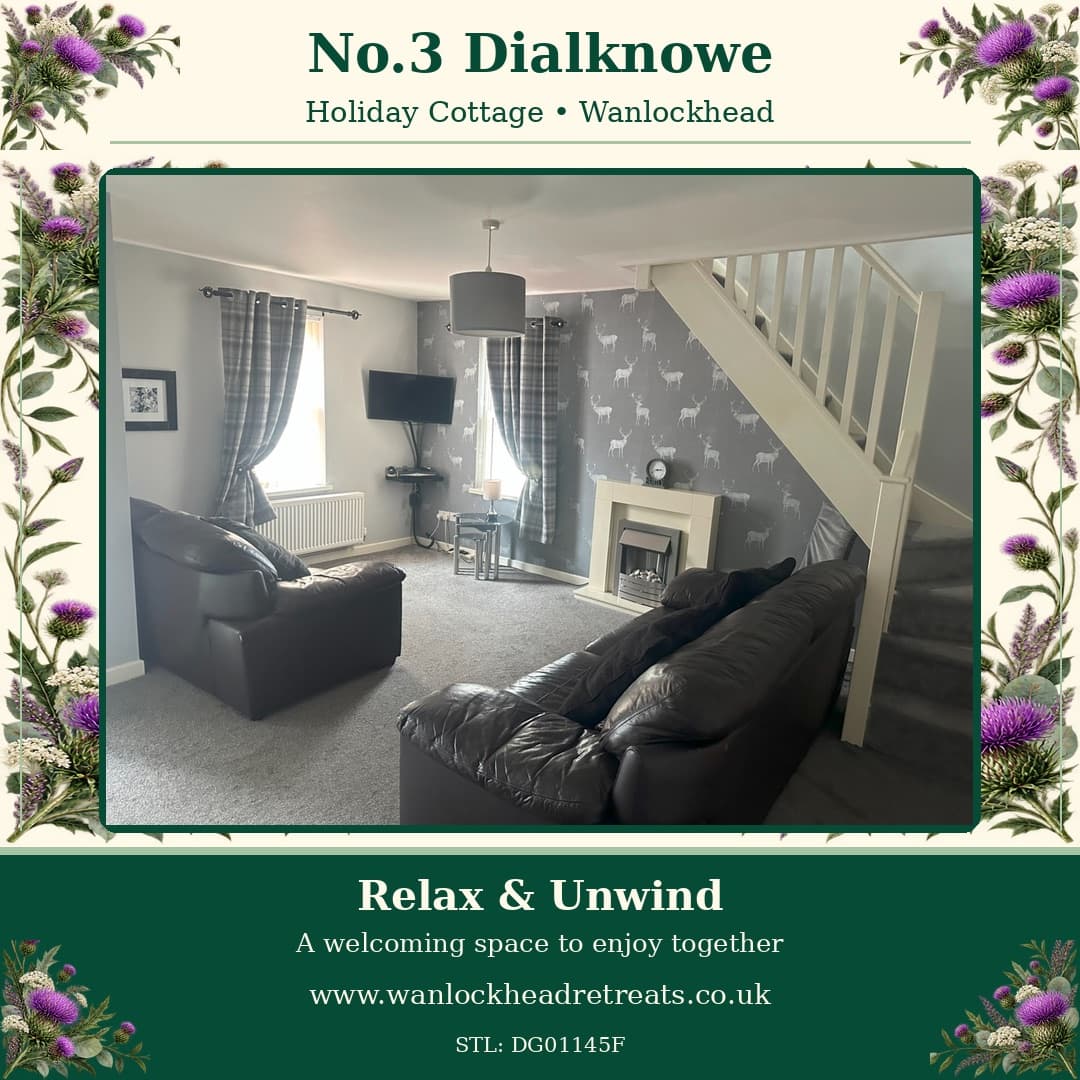 No.3 Dialknowe – Cosy 3-Bed Retreat in Scotland’s Highest Village in Wanlockhead, Dumfries and Galloway — photo 2