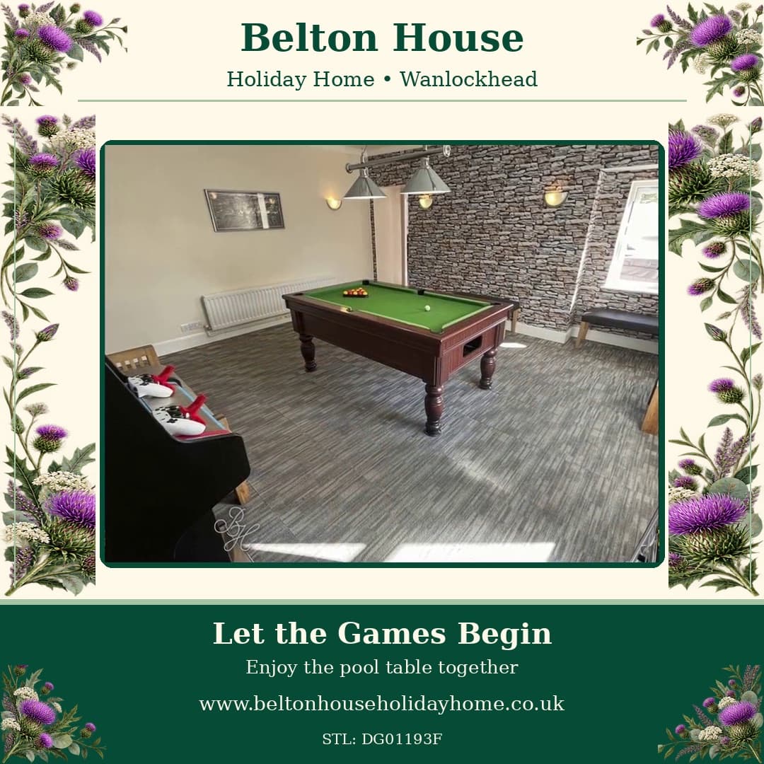 Belton House – Group Getaway with Pool & Hot Tub, Sleeps 20 in Wanlockhead, Dumfries and Galloway — photo 6